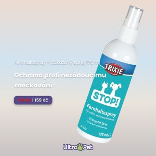 Máte doma místa, kam váš mazlíček prostě nesmí? TRIXIE Fernhaltspray (175 ml) je praktický zákazový sprej, který pomáhá...